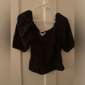 NWT H&M sweetheart neck blouse